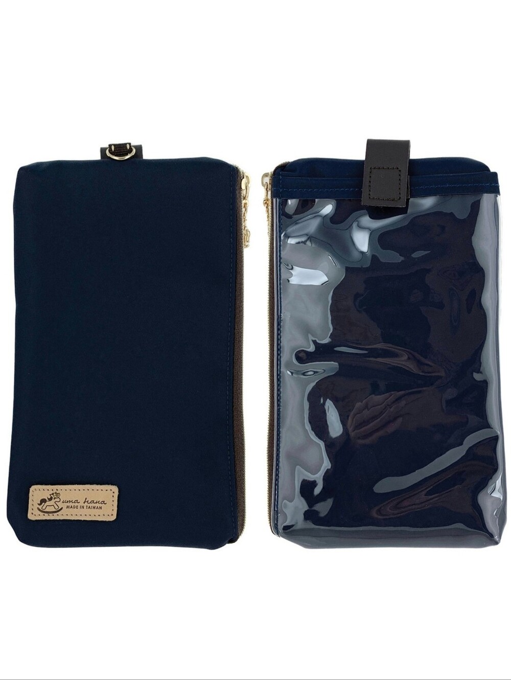 Waterproof Blue Phone Case Pouch W/ Neck Strap